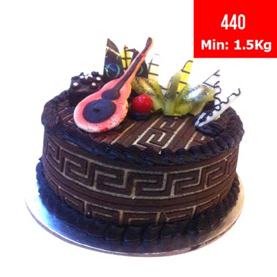 "Round shape Special Cake - code440 (1.5kgs) - Click here to View more details about this Product